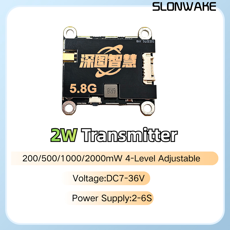 SLONWAKE 5.8G 56CH 2W Sender V – Fpv Drone Quadcopter Bewertung und Preis